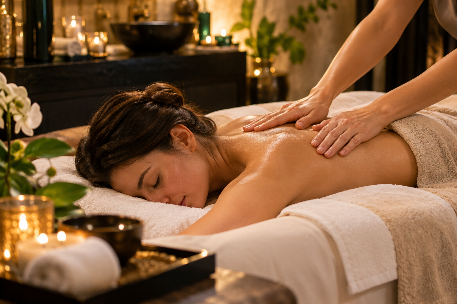 Masaje relajante para regalar experiencias en Madrid